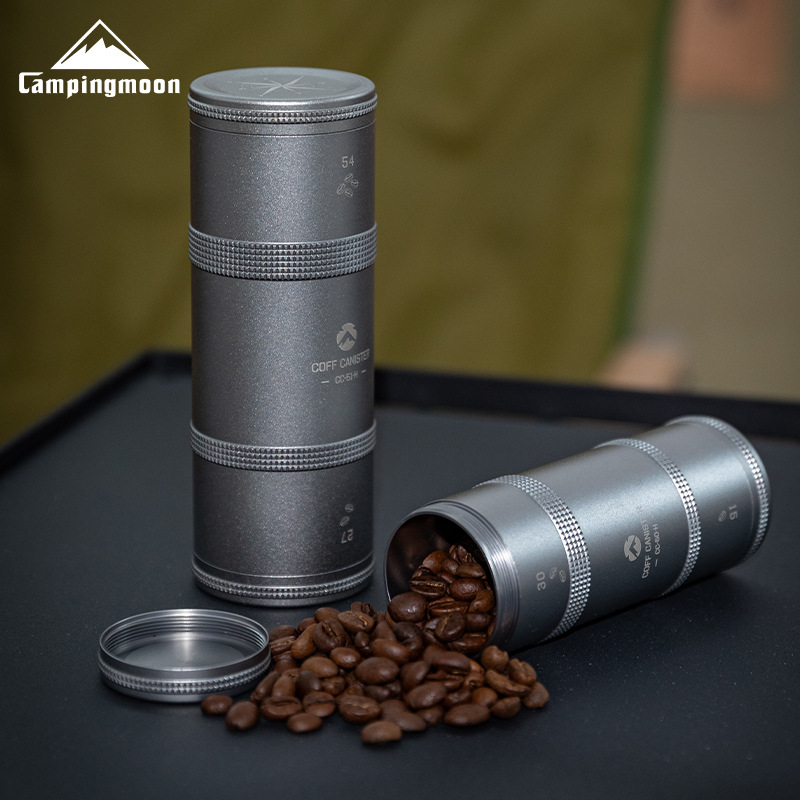 Outdoor Coffee Equipment - CAMPINGMOON 1 Stück Kaffeebohnen können Reiseaufbewahrung