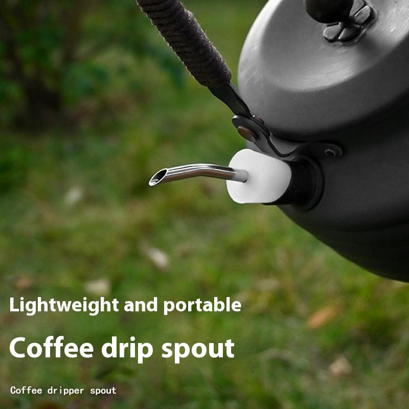 Outdoor Coffee Equipment - 1Set Wasserkocher Verlängerung Düse Edelstahl Erweiterte