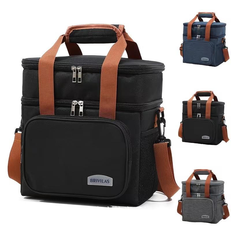 Coffee Equipment Bag - 1 Stück isolierte Lunchtasche, doppelschichtige isolierte