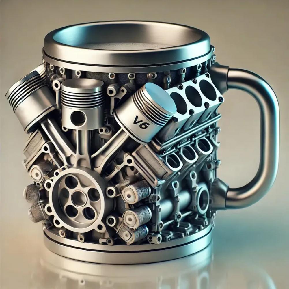Coffee Equipment Home - 3D-Motoren Design Becher Motoren Edelstahl Tasse