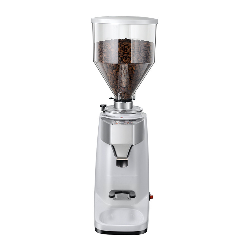 Coffee Grinder Burr Flat - ZW-021 Elektrische Kaffeebohnenmühle, 1000G Bohnenbehälter, Flachmahlwerk-Kaffeemühle,