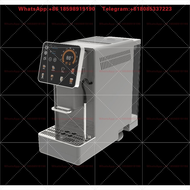Coffee Equipment Home - Vollautomatische Smarte Espresso-Kaffeemaschine Ausgestattet mit Milchsaugrohr,