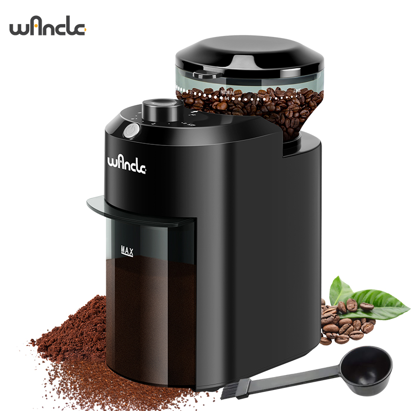 Coffee Grinder Burr Flat - Wancle Automatische Kaffeemühle mit Gratmühle und