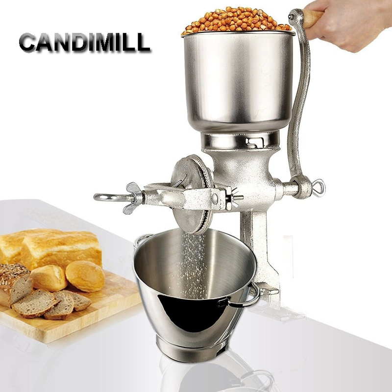 Coffee Grinder Burr Flat - CANDIMILL Multifunktions Kleine Manuelle Schleifmaschine Kaffeebohnenmühle