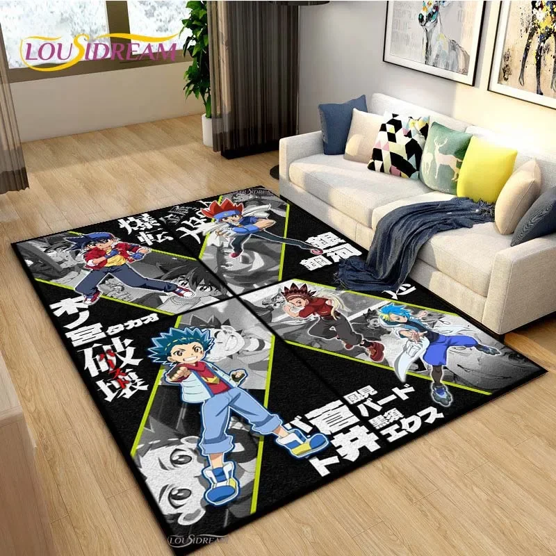 Outdoor Coffee Equipment - Beyblade Cartoon Anime Teppich für Wohnzimmer