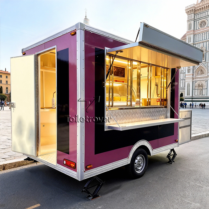 Coffee Equipment China - Mobiler Outdoor-Food-Truck-Anhänger, voll ausgestatteter Imbisswagen, Kaffee-Food-Truck