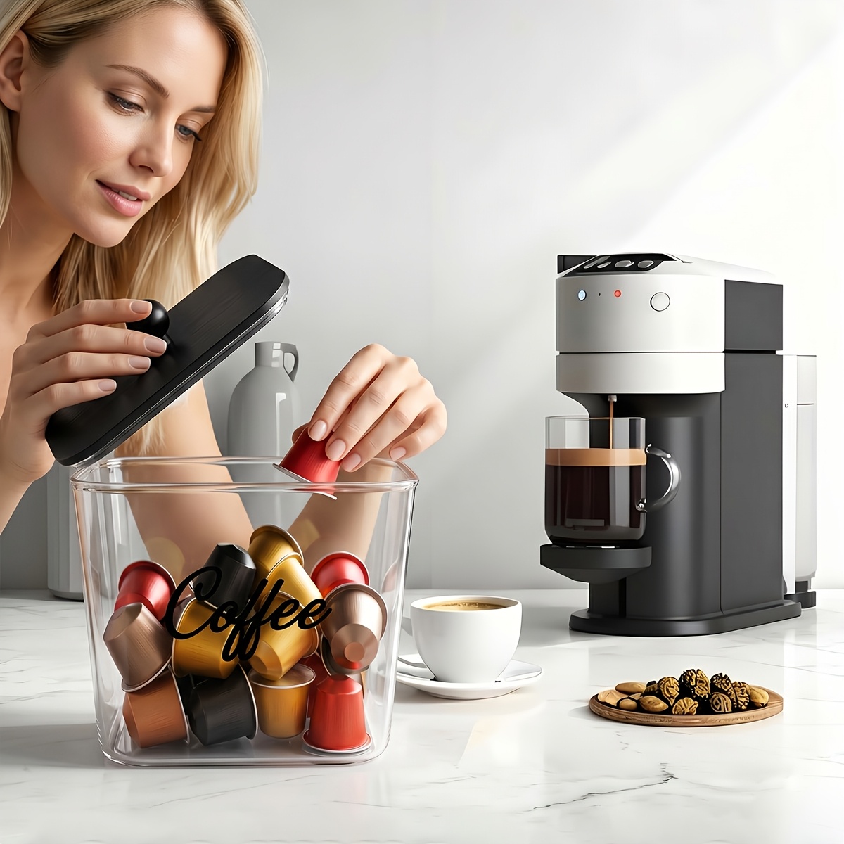 Kaffeepads-Halter mit Deckeln, – Coffee Equipment Rack Bewertung und Preis