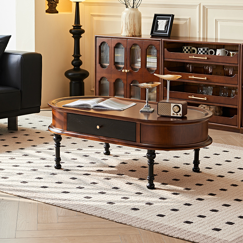 Französischer Vintage-Couchtis – Coffee Equipment Home Bewertung und Preis