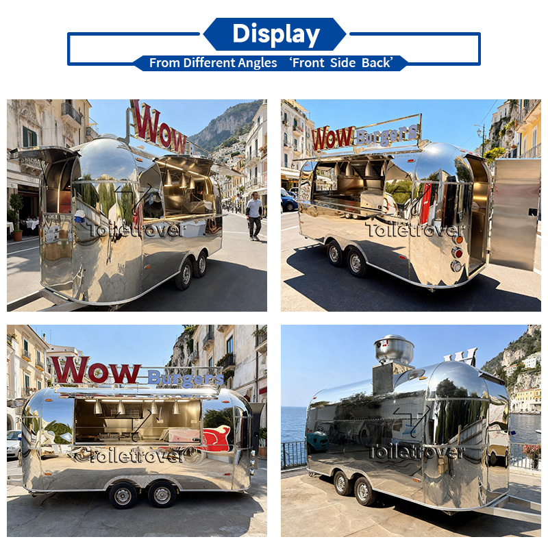 Edelstahl-Food-Trailer, Imbiss – Coffee Equipment China Bewertung und Preis
