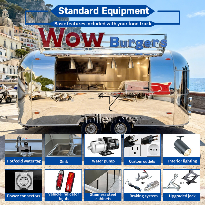 Edelstahl-Food-Trailer, Imbiss – Coffee Equipment China Bewertung und Preis