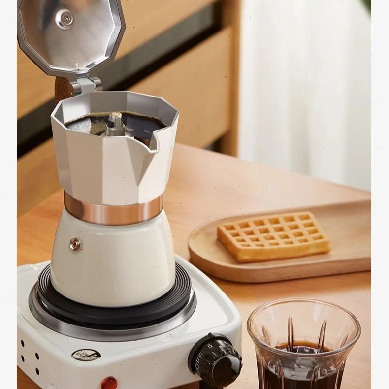 Moka-Kanne mit rundem Boden, E – Quality Coffee Equipment Bewertung und Preis